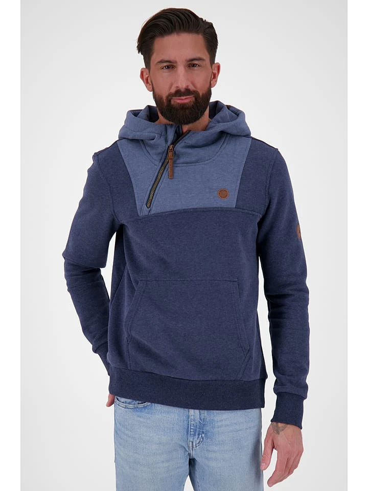 Hoodie "Aco" In Blau 4 Hoodie "Aco" In Blau – Bild 2