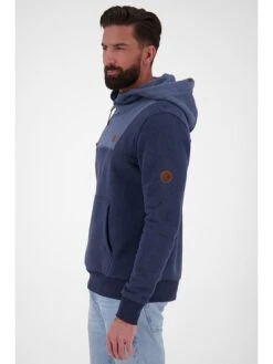 Hoodie "Aco" In Blau 10 Hoodie "Aco" In Blau -Trendiges Bekleidungsgeschäft alife and kickin hoodie aco in blau 2