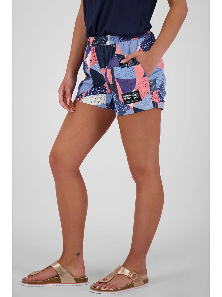 Shorts "Oxana" In Blau/ Bunt 5 Shorts "Oxana" In Blau/ Bunt – Bild 3