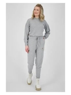 Sweathose "Wilma" In Hellgrau 11 Sweathose "Wilma" In Hellgrau -Trendiges Bekleidungsgeschäft alife and kickin sweathose wilma in hellgrau 3