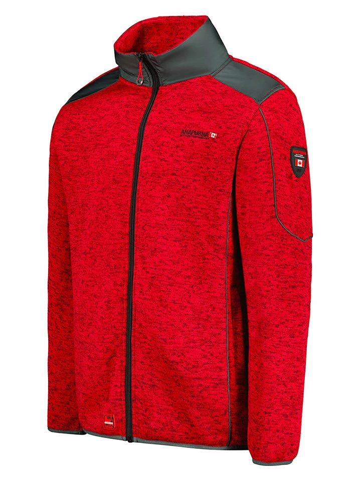 Fleecejacke "Turbine" In Rot 5 Fleecejacke "Turbine" In Rot – Bild 3