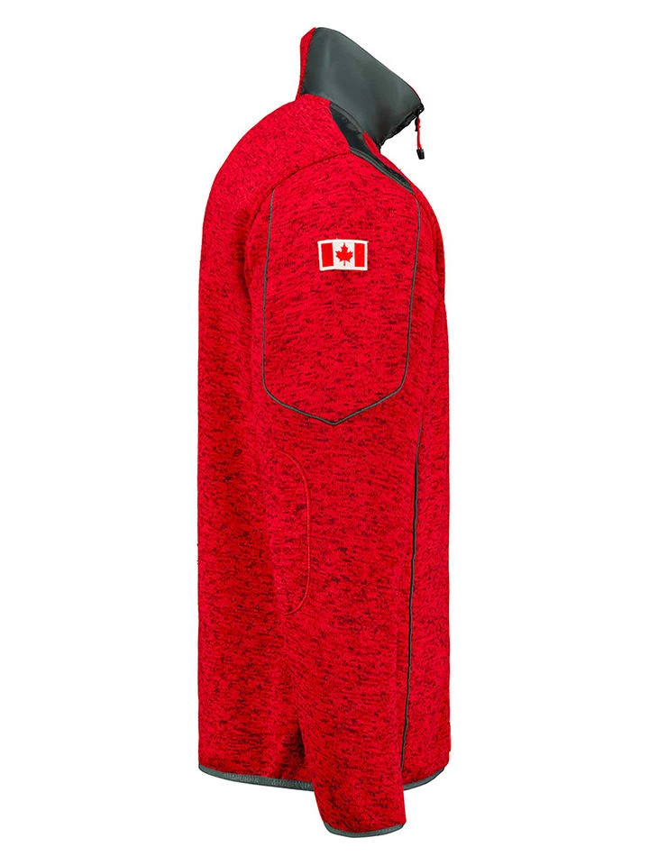 Fleecejacke "Turbine" In Rot 6 Fleecejacke "Turbine" In Rot – Bild 4