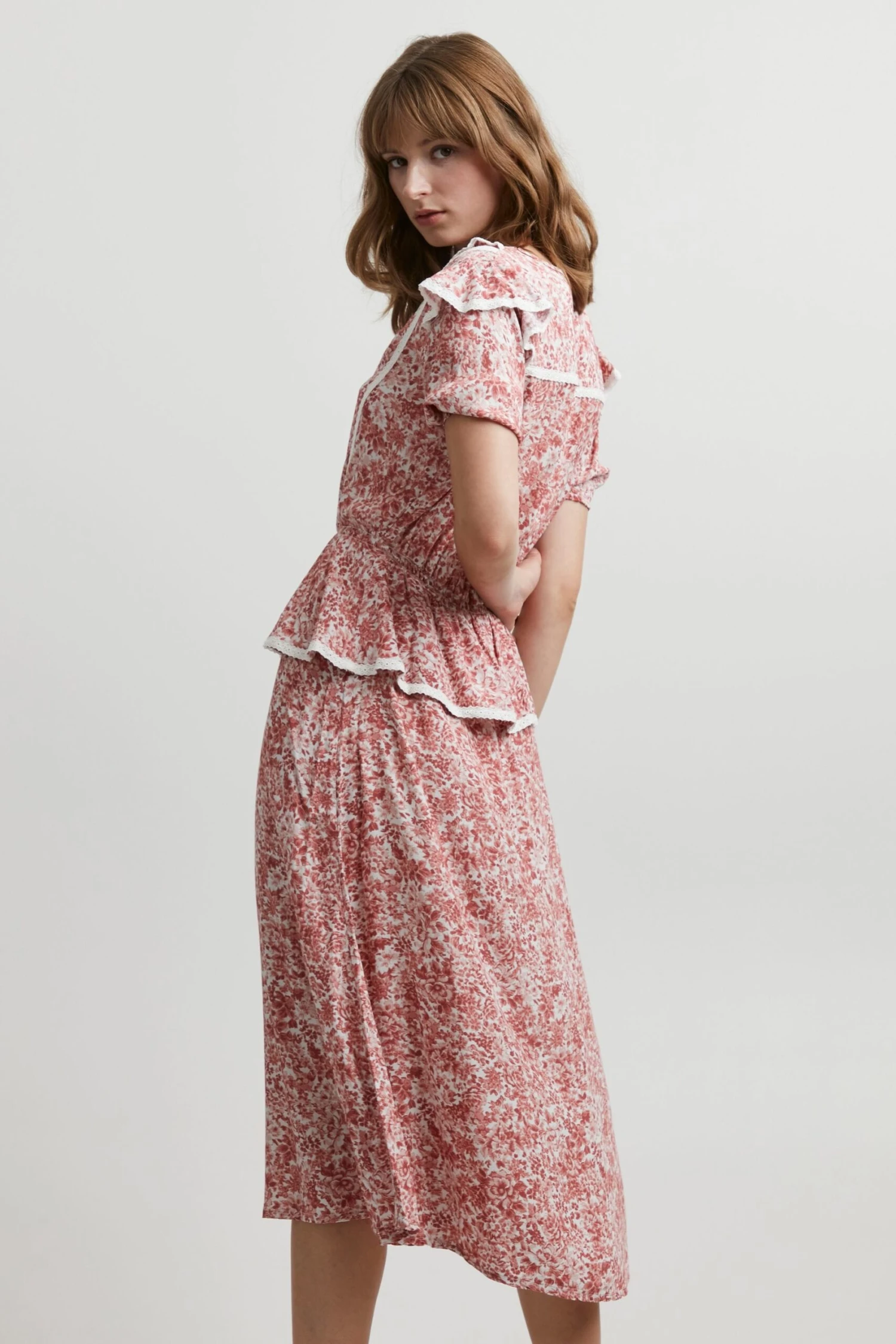 A-Linien-Kleid In Natur 5 A-Linien-Kleid In Natur – Bild 3