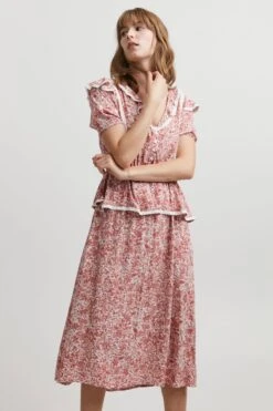 A-Linien-Kleid In Natur