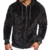 Fleecejacke Teddy-NZ In Schwarz