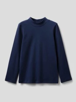 Benetton Longsleeve In Dunkelblau