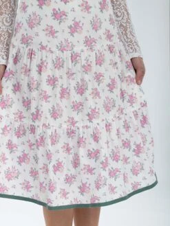 Trachtenrock In Weiß/ Rosa 7 Trachtenrock In Weiß/ Rosa -Trendiges Bekleidungsgeschäft berwin and wolff trachtenrock in weiss rosa 2