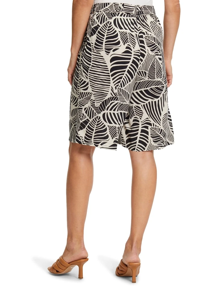 Betty Barclay Shorts In Schwarz/ Beige 6 Betty Barclay Shorts In Schwarz/ Beige – Bild 4