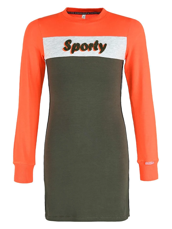 Blue Effect Kleid In Rot/Schwarz 3 Blue Effect Kleid In Rot/Schwarz