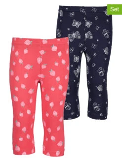 Blue Seven 2er-Set: Leggings In Pink/ Dunkelblau
