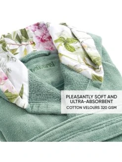 Cacharel Bademantel In Grün -Trendiges Bekleidungsgeschäft cacharel bademantel in grun 4