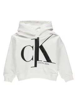 Calvin Klein Sweatshirt In Weiß