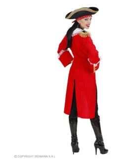 2tlg. Kostüm "Piratenkapitän" In Rot 7 2tlg. Kostüm "Piratenkapitän" In Rot -Trendiges Bekleidungsgeschäft carnival party 2tlg kostum piratenkapitan in rot 2