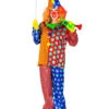 3tlg. Kostüm "Clown" In Bunt -Trendiges Bekleidungsgeschäft carnival party 3tlg kostum clown in bunt
