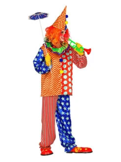 3tlg. Kostüm "Clown" In Bunt -Trendiges Bekleidungsgeschäft carnival party 3tlg kostum clown in bunt 2