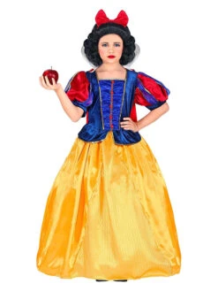 3tlg. Kostüm "Märchenprinzessin" In Gelb/ Rot/ Blau -Trendiges Bekleidungsgeschäft carnival party 3tlg kostum marchenprinzessin in gelb rot blau 2