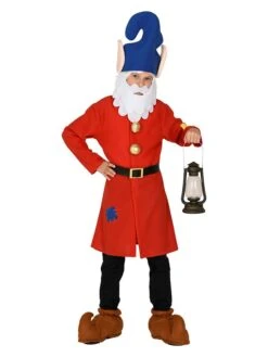 3tlg. Kostüm "Zwerg" In Rot -Trendiges Bekleidungsgeschäft carnival party 3tlg kostum zwerg in rot 2