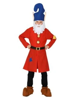 3tlg. Kostüm "Zwerg" In Rot