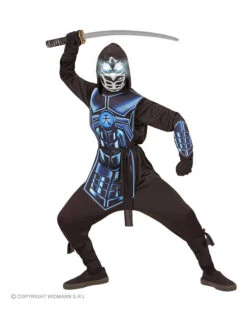 Trendiges Bekleidungsgeschäft -Trendiges Bekleidungsgeschäft carnival party 5tlg kostum cyber ninja in schwarz 1