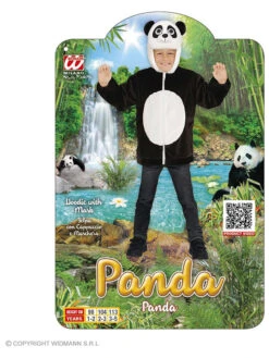 Kostümoberteil "Panda" In Schwarz/ Weiß
