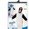 Kostümoverall "Pinguin" In Weiß/ Schwarz -Trendiges Bekleidungsgeschäft carnival party kostumoverall pinguin in weiss schwarz
