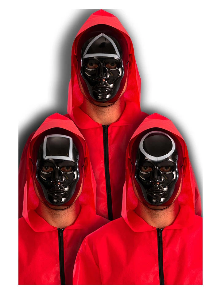 Maske "Squid Game" In Schwarz - Überraschungprodukt 3 Maske "Squid Game" In Schwarz - Überraschungprodukt