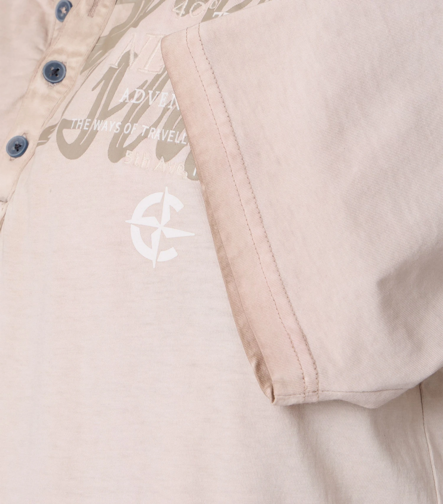 T-Shirt In Beige 6 T-Shirt In Beige – Bild 4