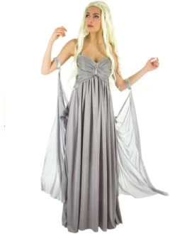 Kostümkleid "Dragon Queen" In Grau