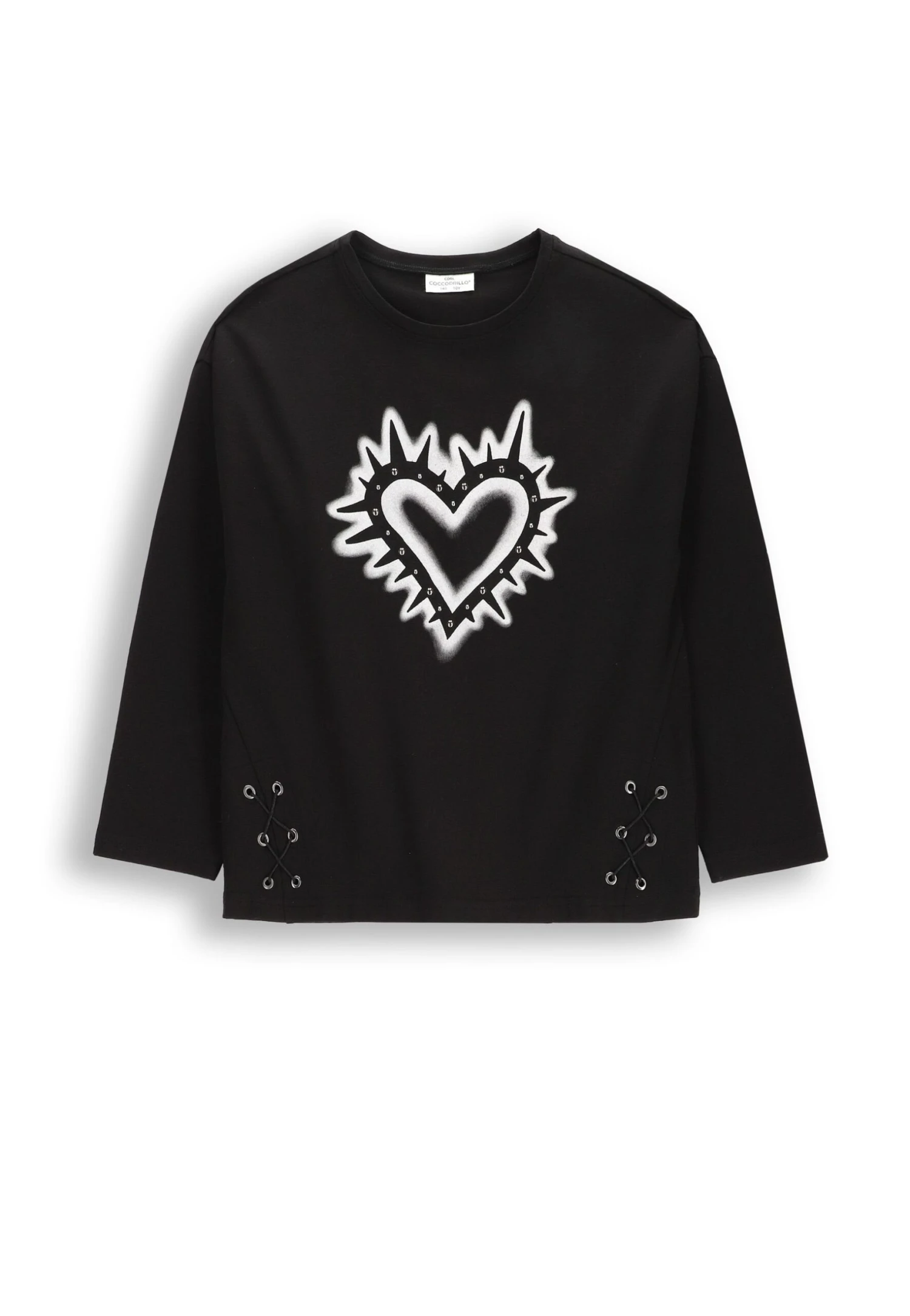 Langarm-T-Shirt In Schwarz 3 Langarm-T-Shirt In Schwarz