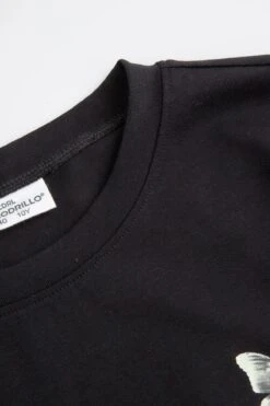 Langarmbluse In Schwarz -Trendiges Bekleidungsgeschäft coccodrillo langarmbluse in schwarz 2