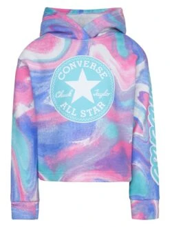 Converse Hoodie In Lila/ Hellblau