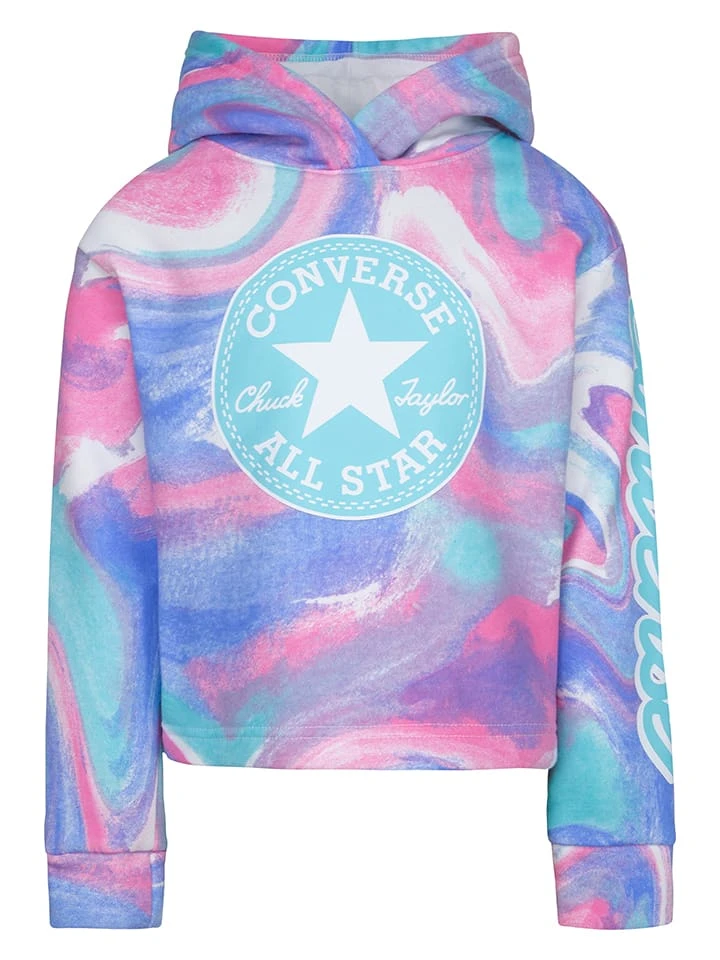 Converse Hoodie In Lila/ Hellblau 3 Converse Hoodie In Lila/ Hellblau