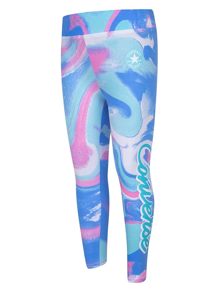 Converse Leggings In Blau 6 Converse Leggings In Blau – Bild 4