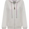 Sweatjacke In Creme -Trendiges Bekleidungsgeschäft denim culture sweatjacke in creme