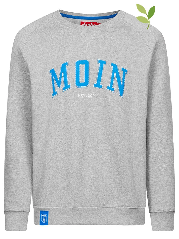 Derbe Sweatshirt "Moin" In Grau 3 Derbe Sweatshirt "Moin" In Grau