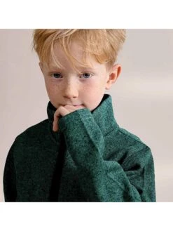 Fleecejacke "Mattis" In Petrol -Trendiges Bekleidungsgeschäft ebbe fleecejacke mattis in petrol 1