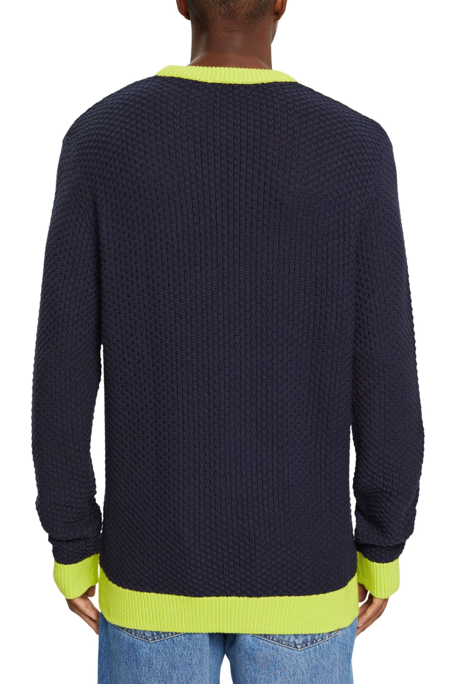 Edc By Esprit Pullover Aus Strukturstrick Navy 5 Edc By Esprit Pullover Aus Strukturstrick Navy – Bild 3