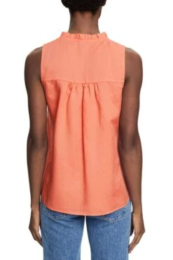 ESPRIT Halbarmbluse In Coral Orange 8 ESPRIT Halbarmbluse In Coral Orange -Trendiges Bekleidungsgeschäft esprit halbarmbluse in coral orange 2