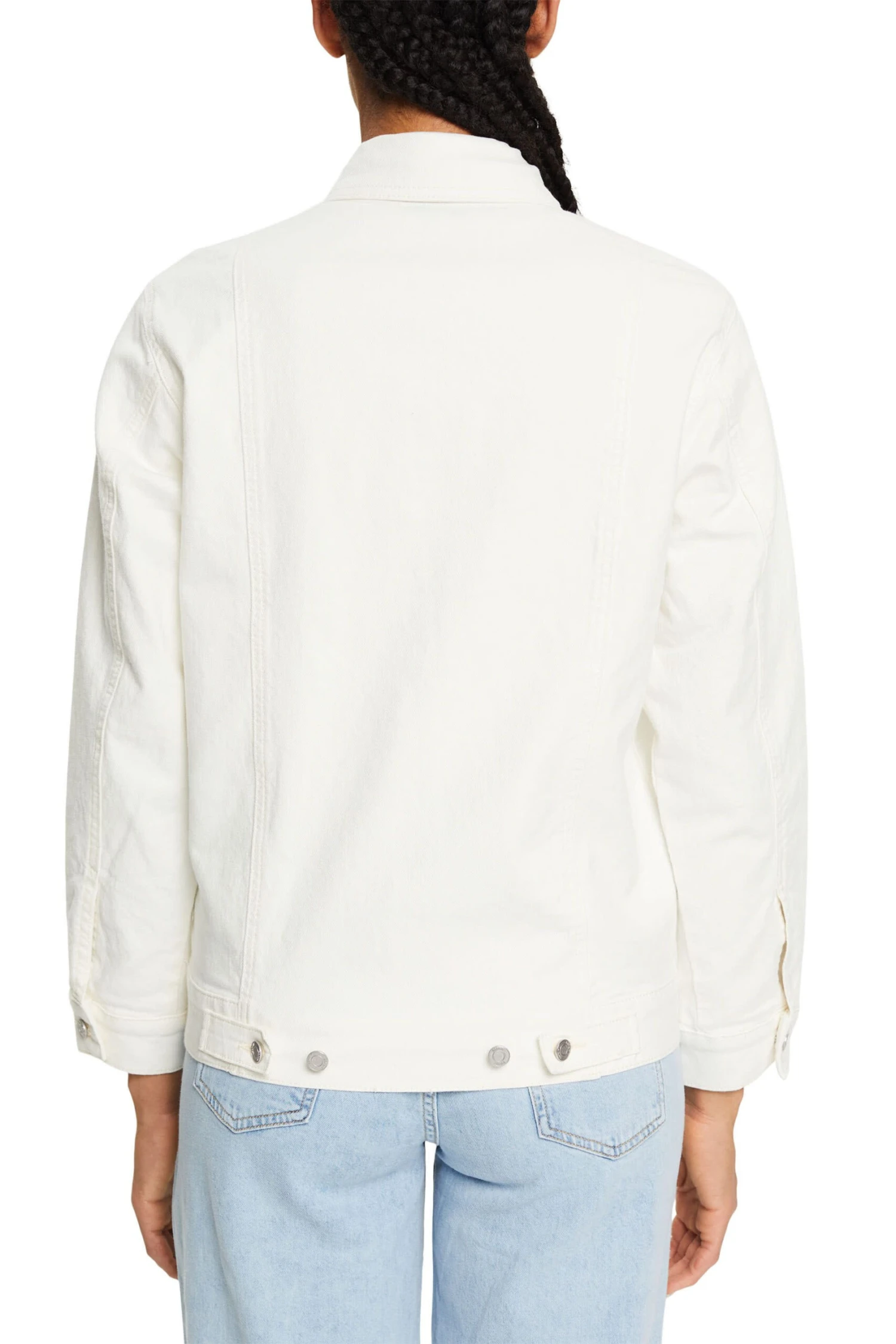 ESPRIT Jeansjacke Mit Taschen Off White 5 ESPRIT Jeansjacke Mit Taschen Off White – Bild 3