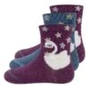 Ewers 3er-Set: Socken In Lila/ Blau -Trendiges Bekleidungsgeschäft ewers 3er set socken in lila blau