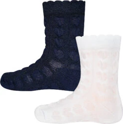 Ewers Baby Socken Doppelpack , Herzen