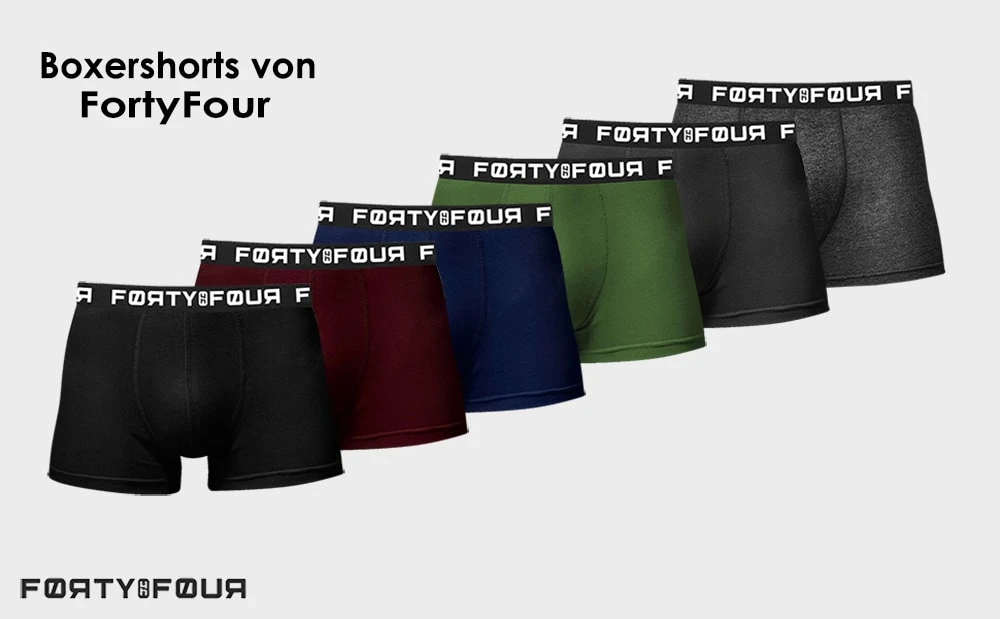 12er-Set : Boxershorts FORTYFOUR 718 In Bunt 8 12er-Set : Boxershorts FORTYFOUR 718 In Bunt – Bild 6