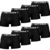 8er-Set : Boxershorts FORTYFOUR 716 In Schwarz