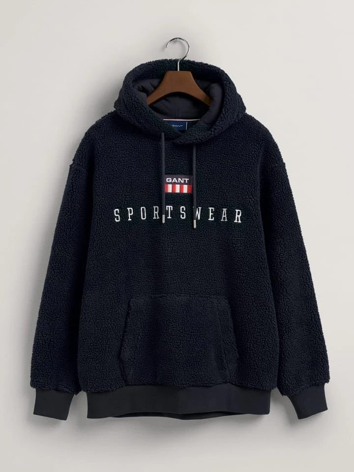 Gant Fleecehoodie In Dunkelblau 3 Gant Fleecehoodie In Dunkelblau