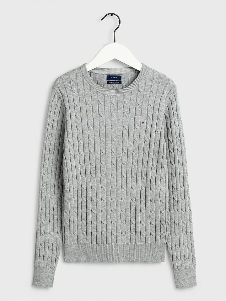 Gant Pullover In Hellgrau 3 Gant Pullover In Hellgrau