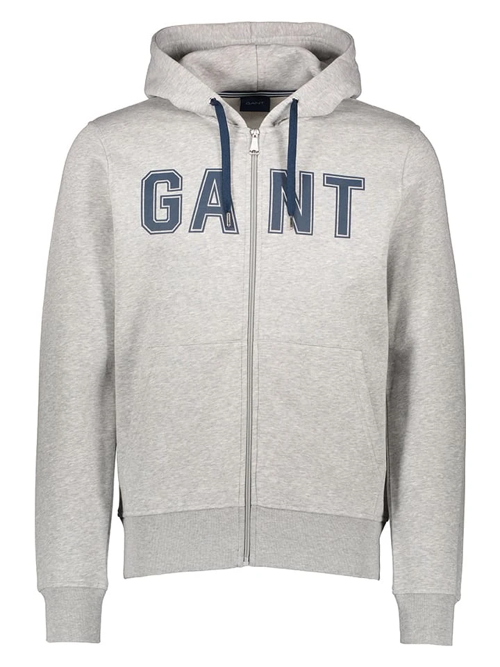 Gant Sweatjacke In Grau 3 Gant Sweatjacke In Grau