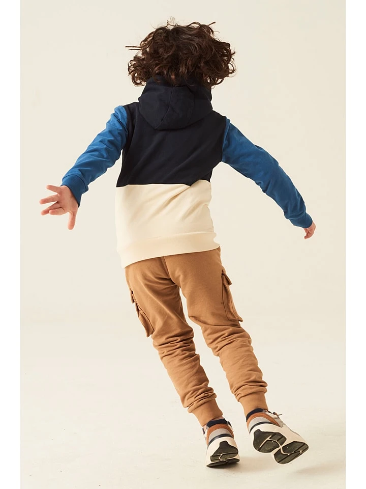 Garcia Hoodie In Blau/ Creme 4 Garcia Hoodie In Blau/ Creme – Bild 2