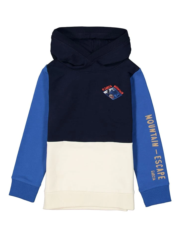 Garcia Hoodie In Blau/ Creme 9 Garcia Hoodie In Blau/ Creme – Bild 7