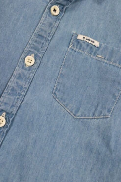 Garcia Kurzarmhemd In Heavy Used Electric -Trendiges Bekleidungsgeschäft garcia kurzarmhemd in heavy used electric 2