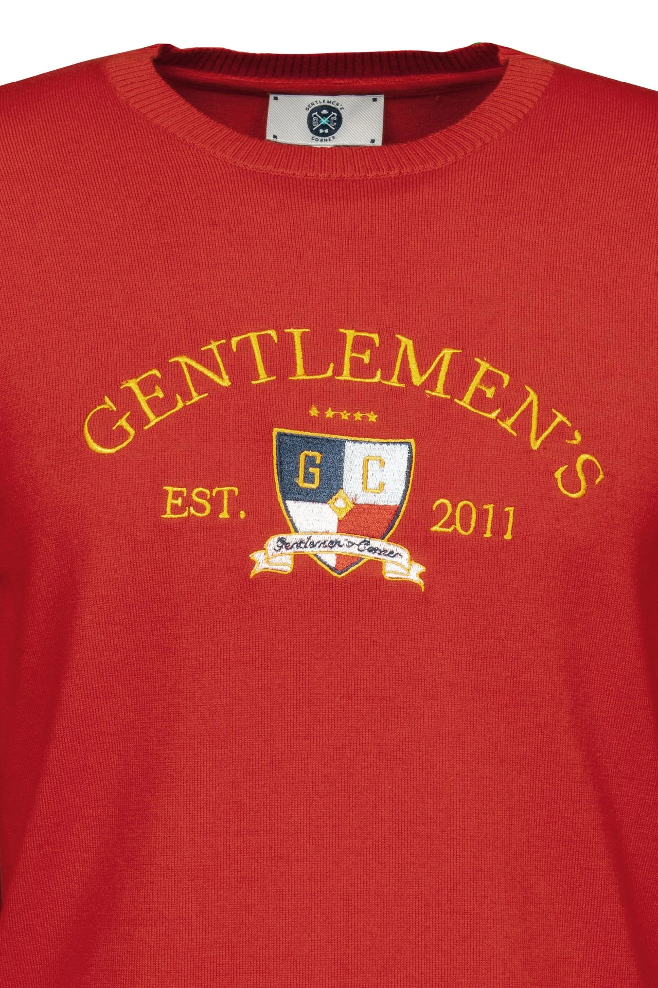 Strickpullover George In Rot 5 Strickpullover George In Rot – Bild 3